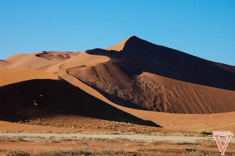 Belles vues sur les dunes du désert du Namib