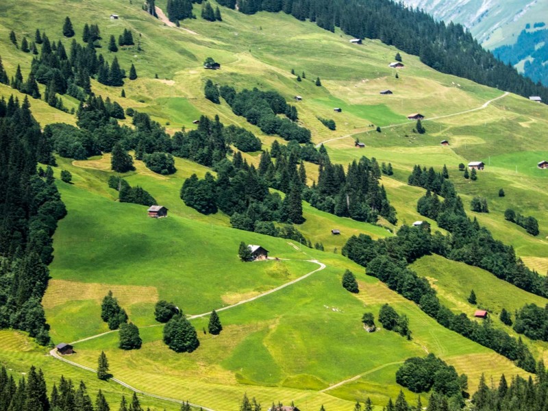 adelboden randonnée en Suisse