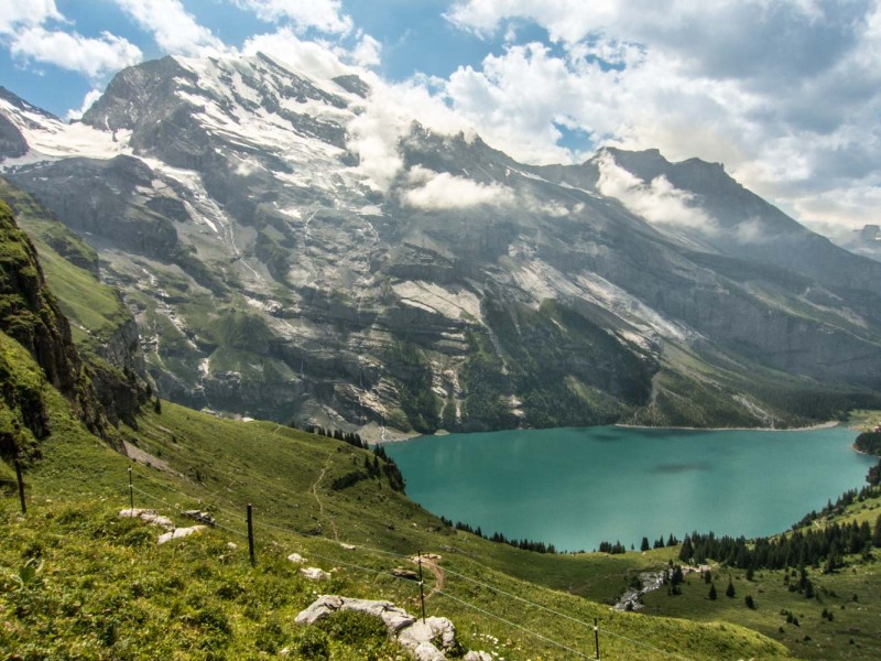 le lac d’Oeschninensee randonnée en Suisse