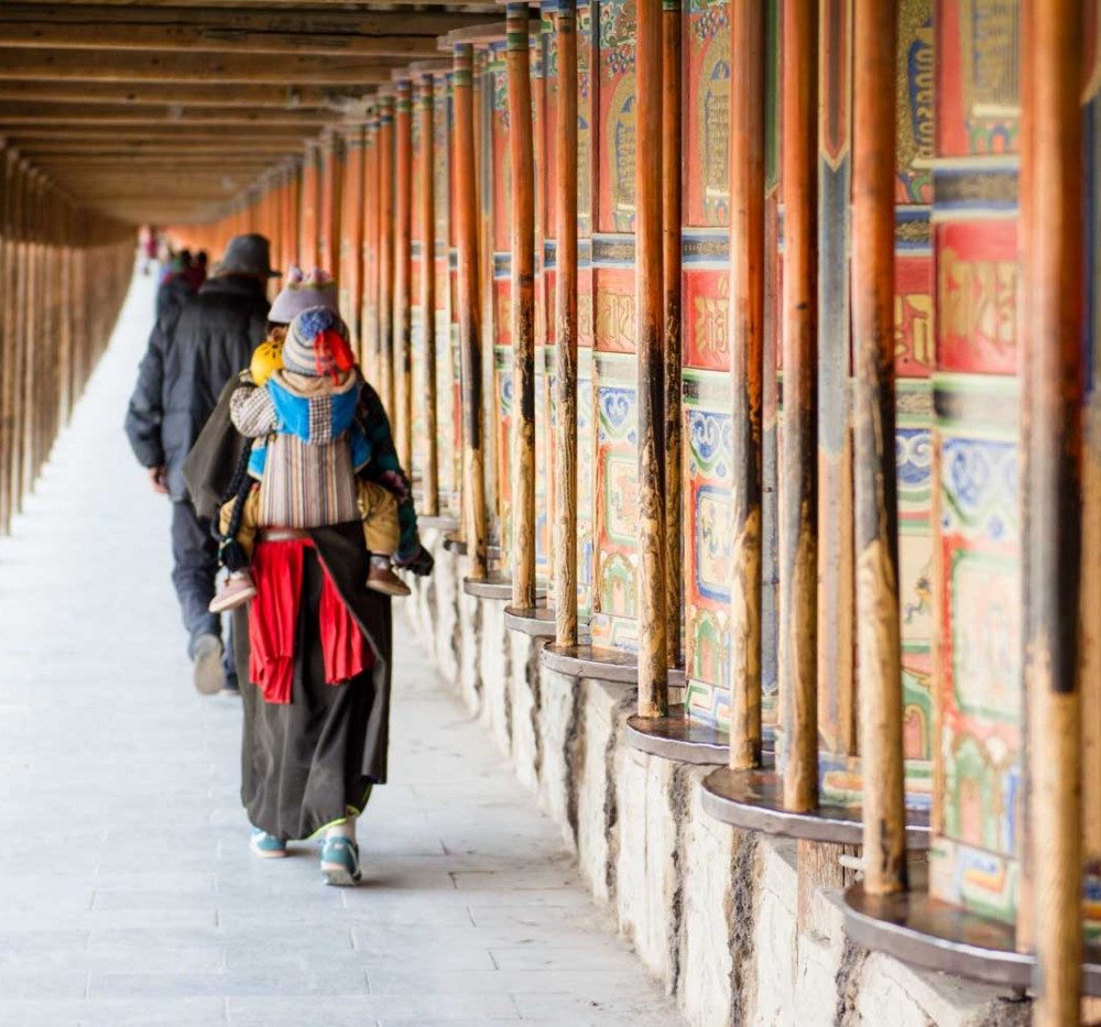 Un pied au Tibet: le monastère de Labrang