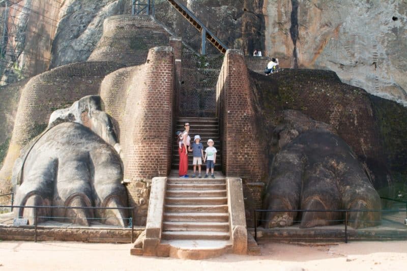 Sigiriya dans le triangle culturel du sri lanka