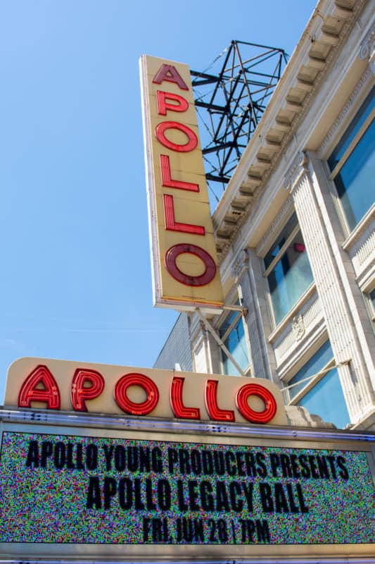 Le mythique théâtre Apollo à Harlem