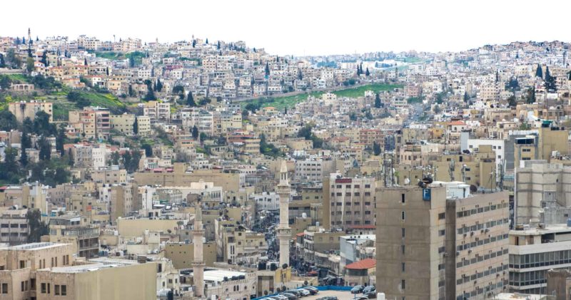 Vues depuis la citadelle de Amman