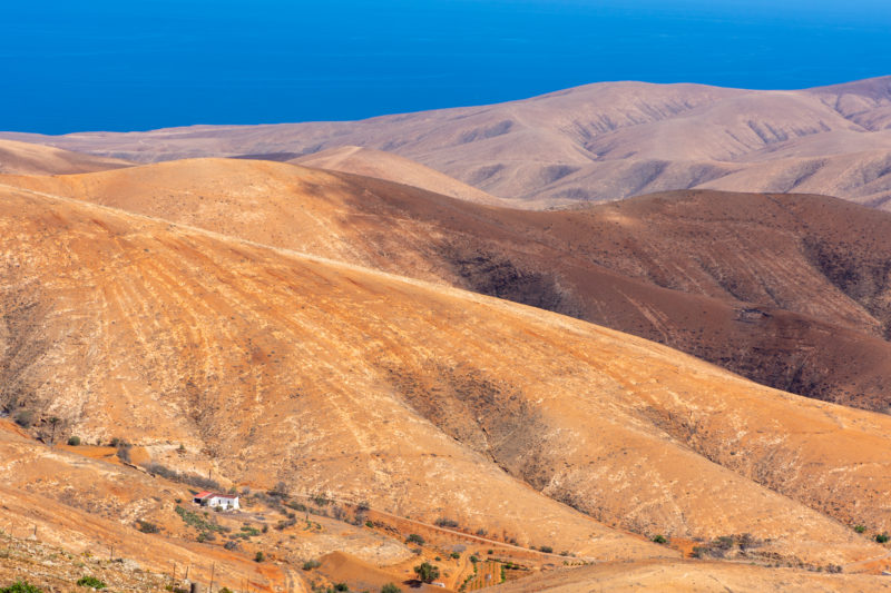 paysage désertique de Fuerteventura