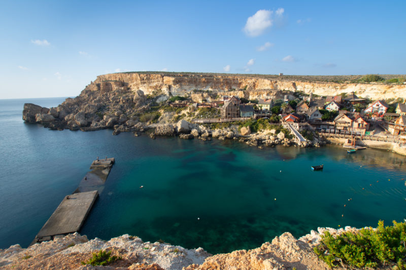 Le village de Popeye en visitant Malte en une semaine