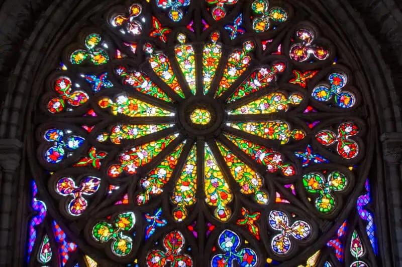 a l'intérieur de l'église de Quito
