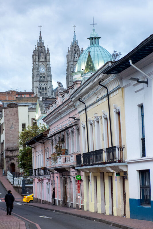 les rues de Quito