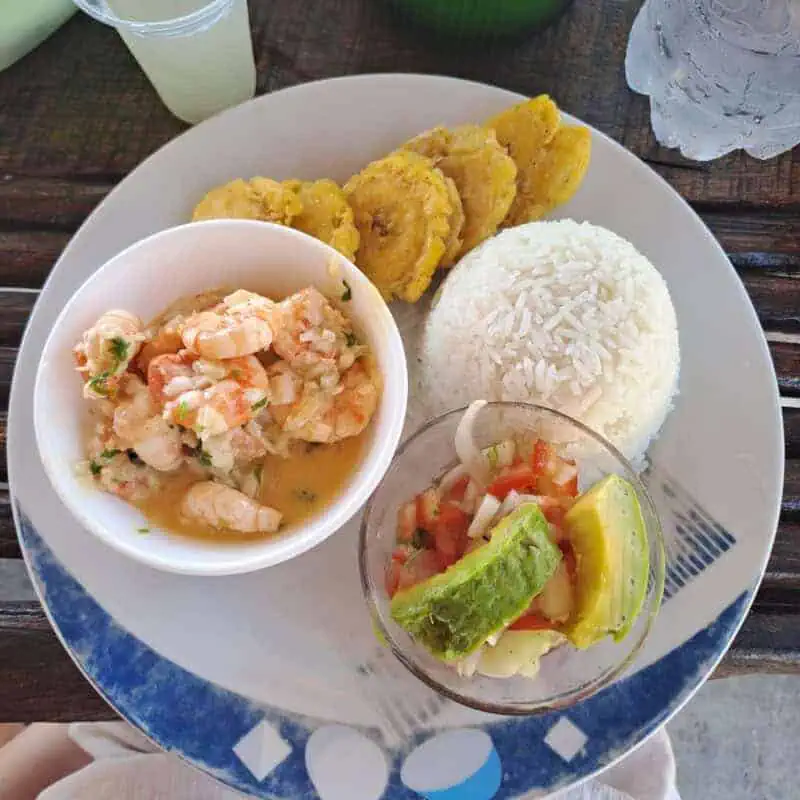 Les bonnes crevettes de Puerto Lopez