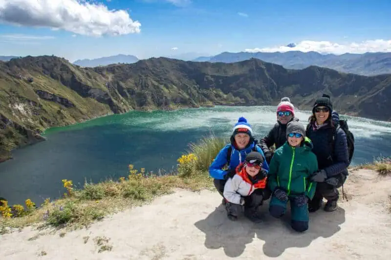 la lagune de 
Quilotoa