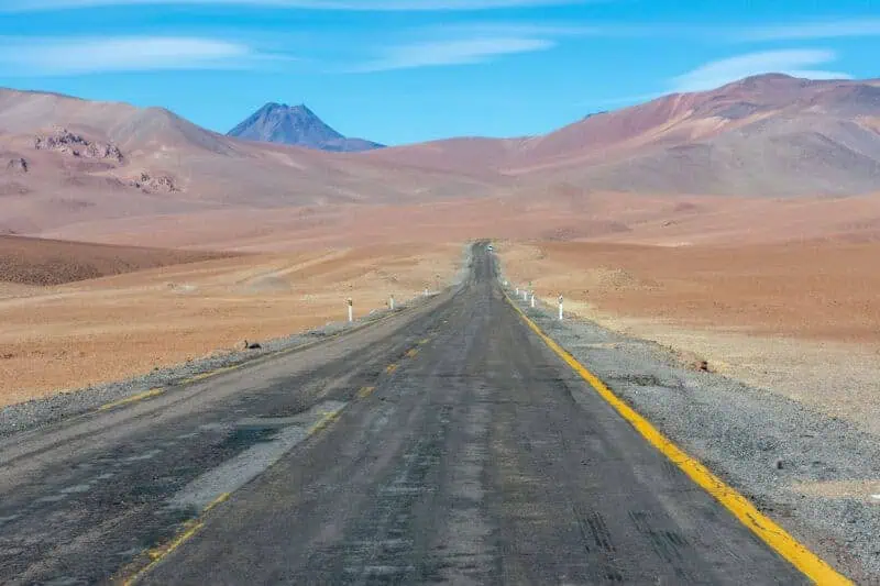 la route a San Pedro