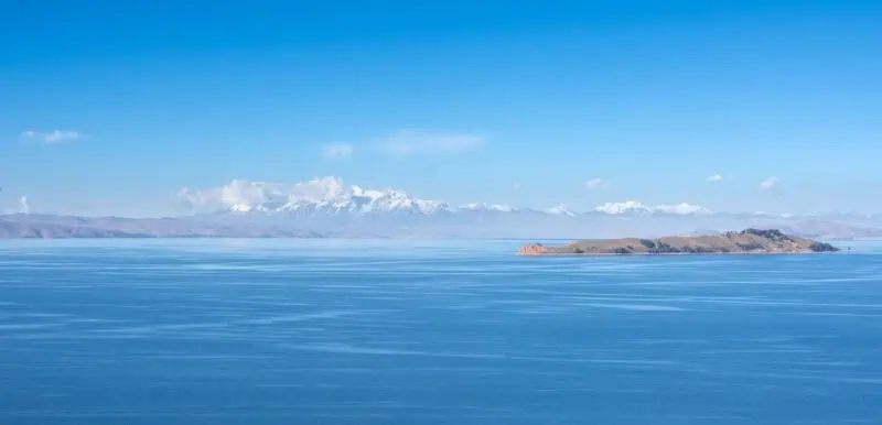 les vues depuis Isla del Sol