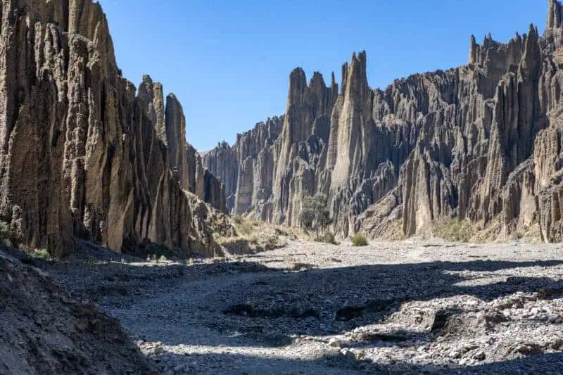Vallée de la animas à la paz