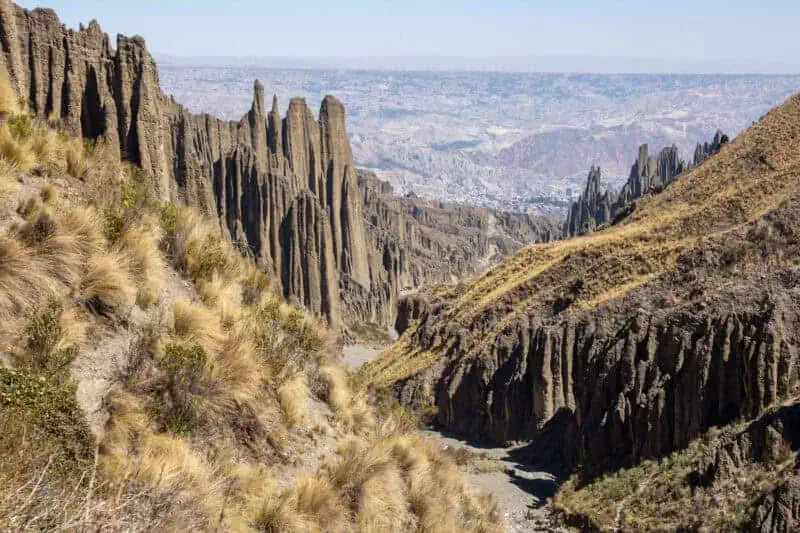 Vallée de la animas à la paz