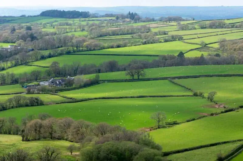 vue sur les Brecon beacons