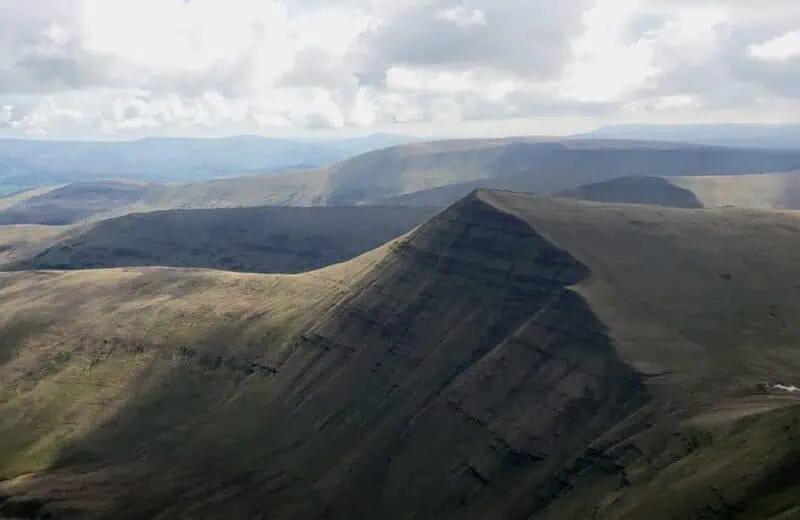 Vue du sommet de Pen y fan