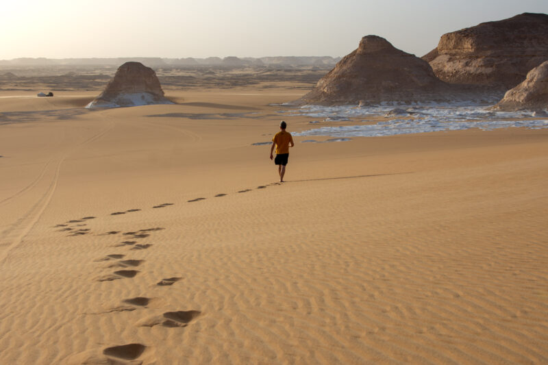 désert blanc en egypte