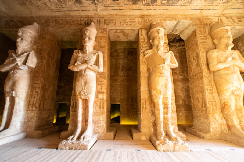 Abu Simbel seuls le matin