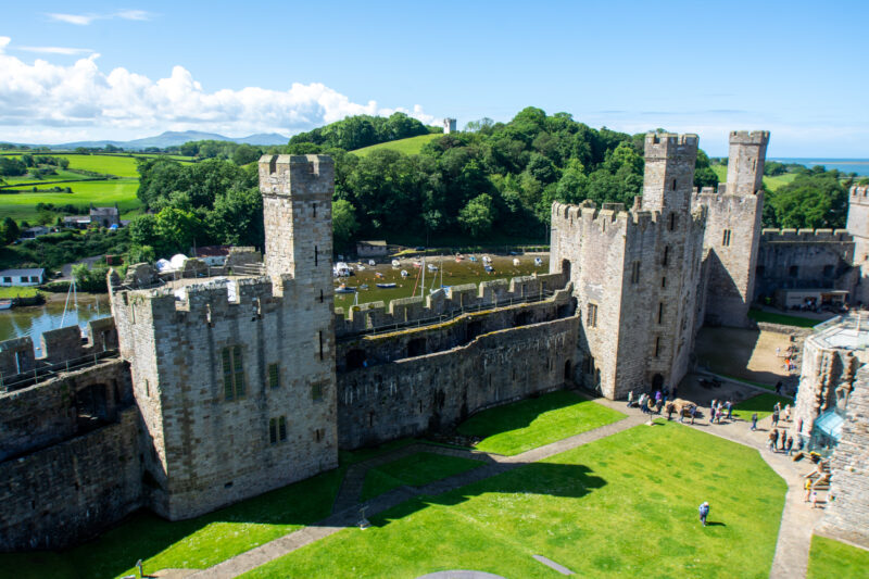 châteaux au Pays de Galles