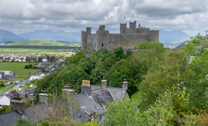 Harlech château au Pays de Galles