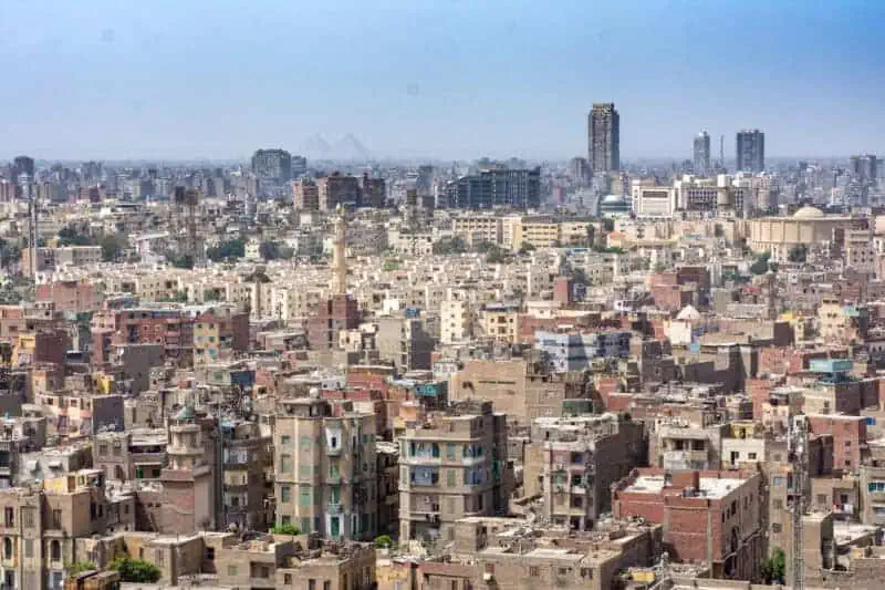 vue sur la ville du Caire