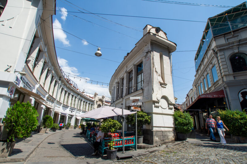 les rues de Tbilissi