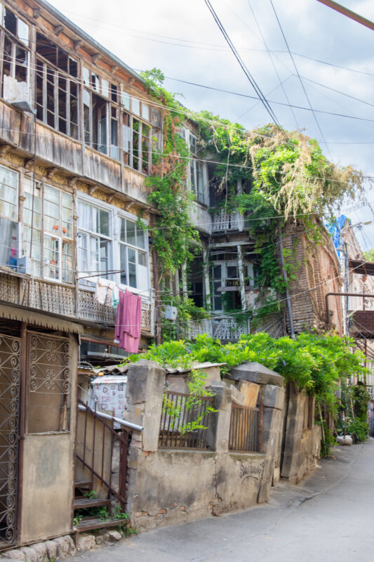 les rues de Tbilissi