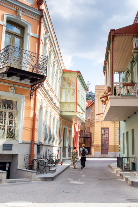 les rues de Tbilissi