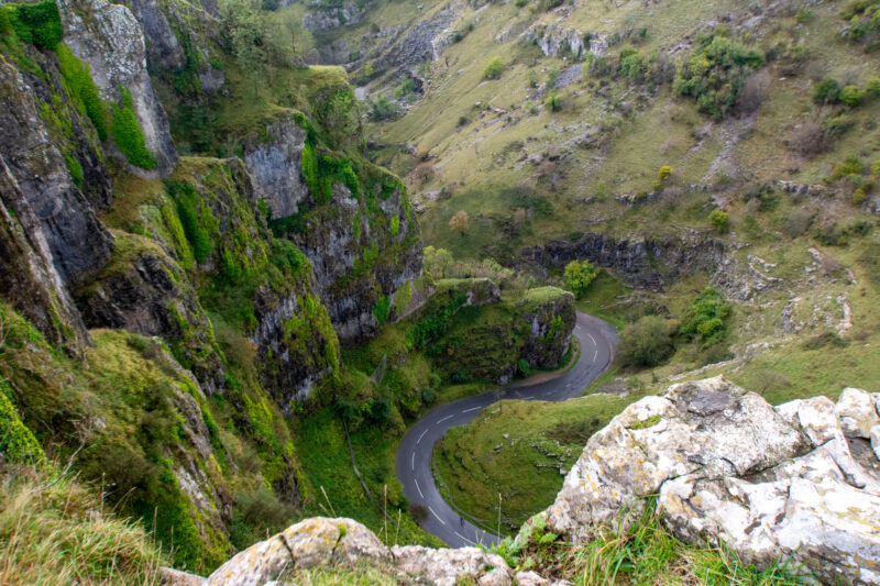 gorges de Cheddar au Somerset