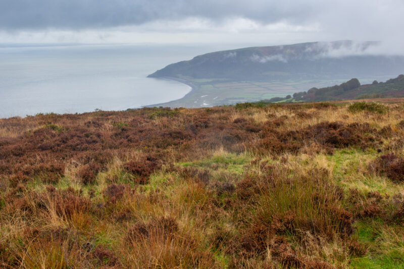 vues depuis la route normale de porlock