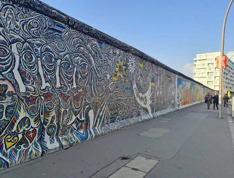 Eastside gallery à Berlin