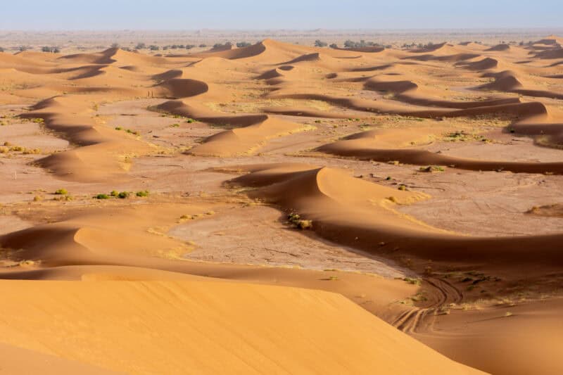 les dunes au Maroc