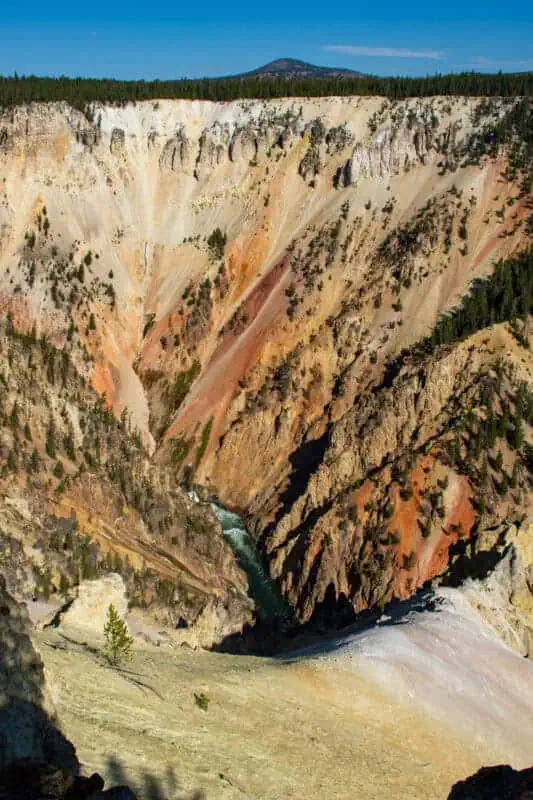 Le grand canyon de Yellowstone