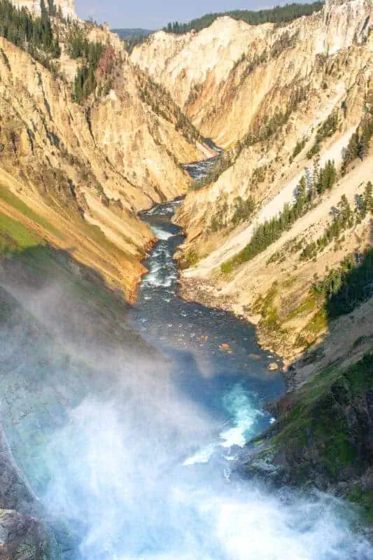 le grand canyon de Yellowstone