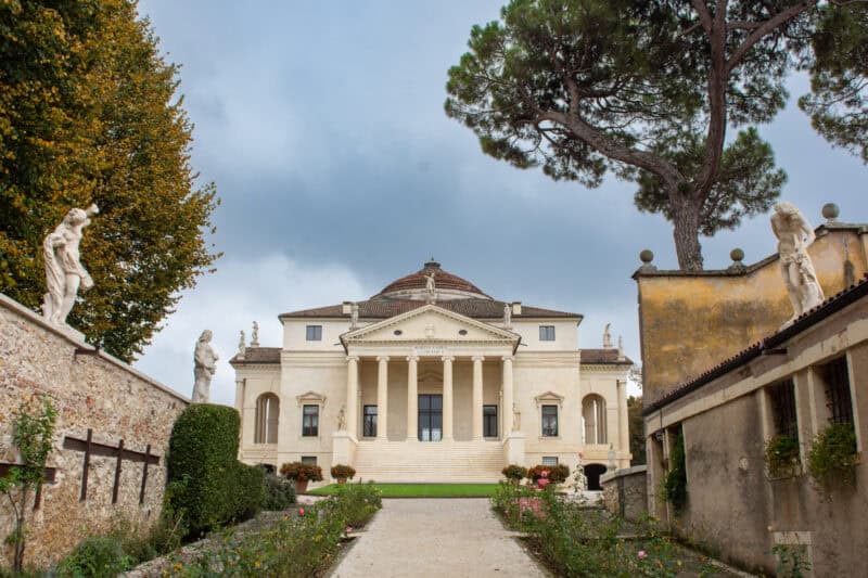 la villa rotonde vers Vicence